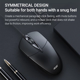 Acer เมาส์มีสาย เงียบ M119 1000DPI Wired Mouse เมาส์ USB เมาส์คอมพิวเตอร์
