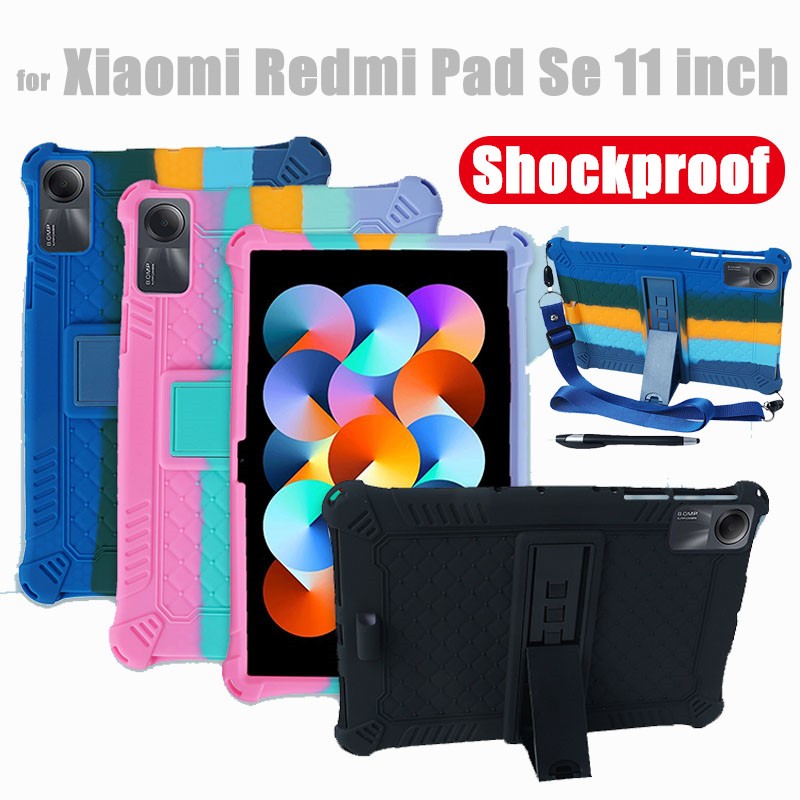 Case for Xiaomi Redmi Pad Se 11 inch Tablet Cover Shockproof Soft Silicone for RedmiPad Se 11" Table
