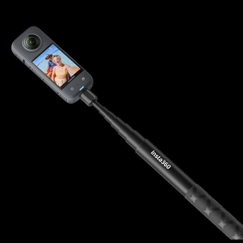 Original Insta360 X5/X4/ACE PRO/Go 3s/Go 3/X3/POCKET 3 Bullet Time ขาตั้งกล้องที่มองไม่เห็นหมุน Handle Selfie Stick