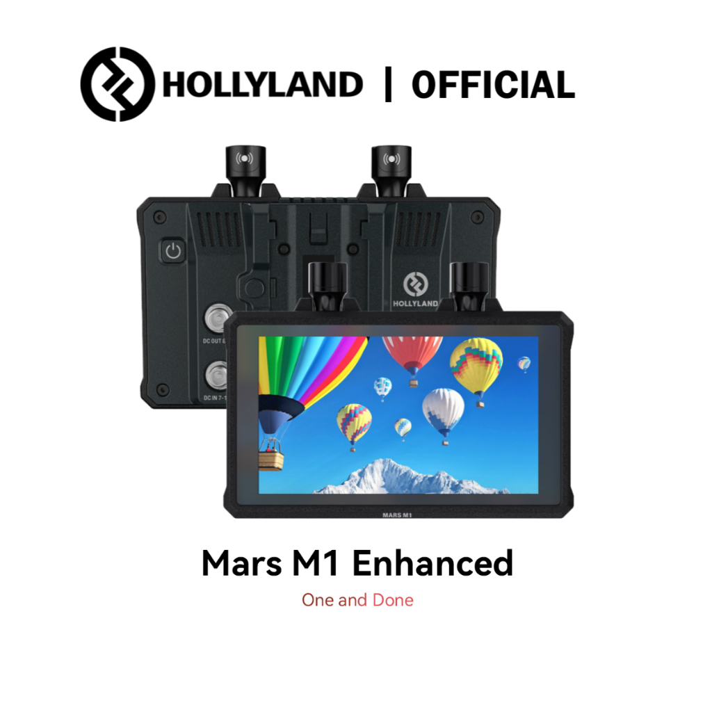 Hollyland Mars M1 Enhanced ระบบการส่งสัญญาณวิดีโอไร้สาย รองรับHDMI/SDI ระยะ150เมตร 1080p60 ขนาด 5.5 