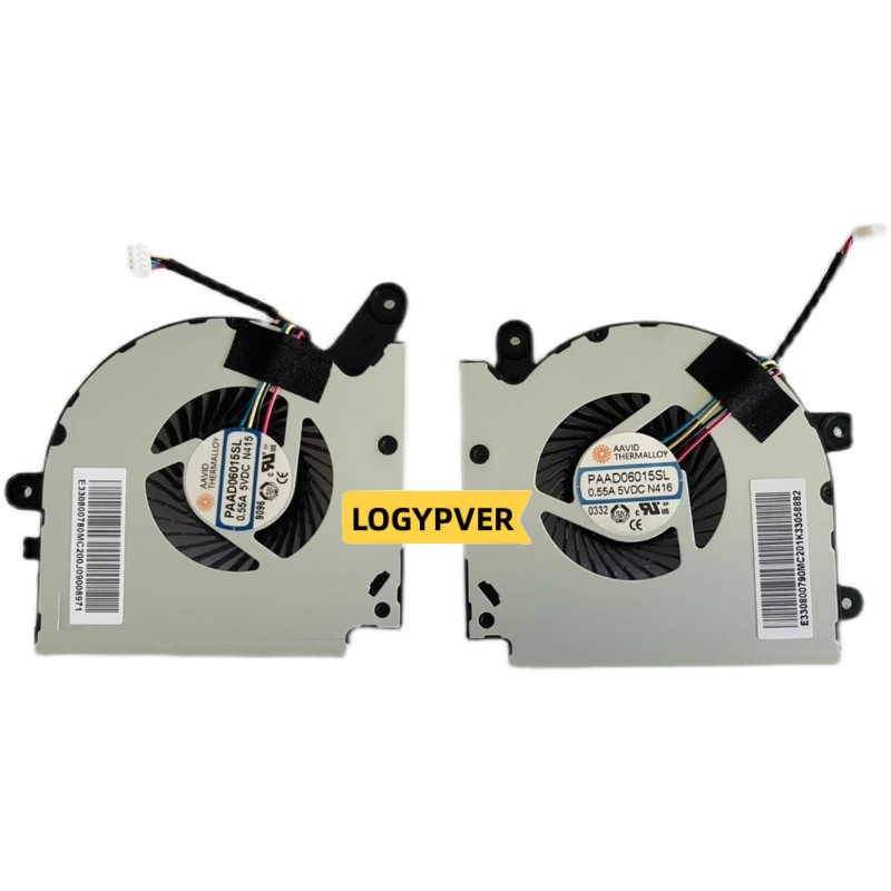 ใหม่ พัดลมระบายความร้อน CPU GPU แบบเปลี่ยน สําหรับ MSI GF75 8RC 8RD 9SC 9SD MS-17F3 N415 N416 PAAD06015SL