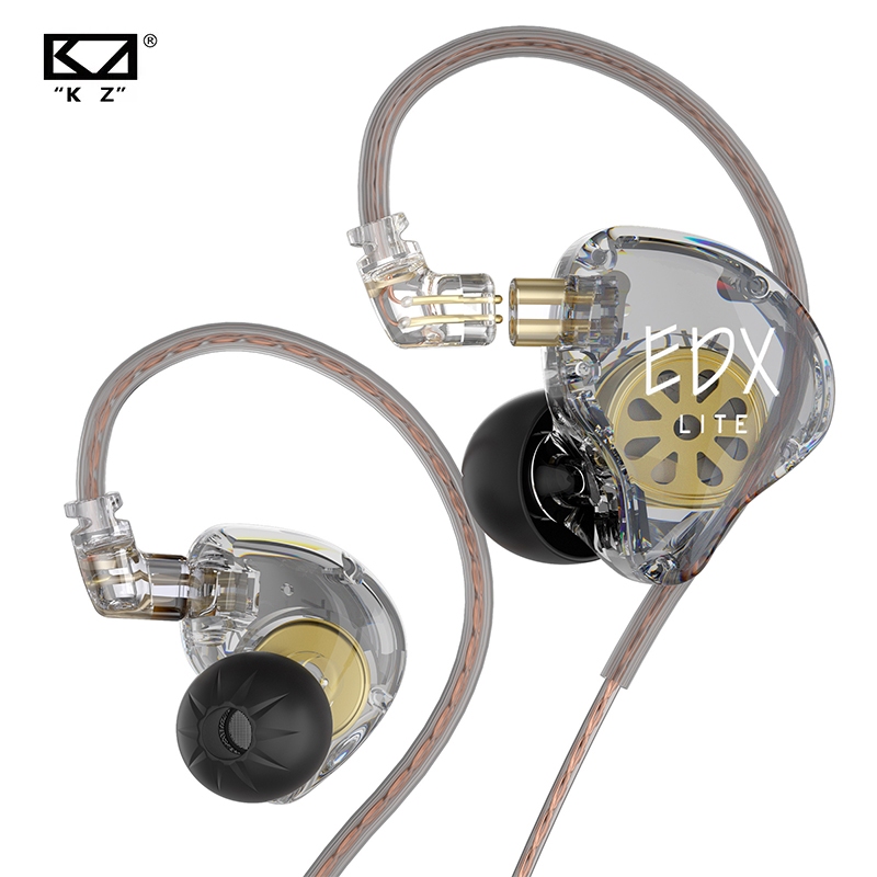 Kz EDX Lite หูฟังอินเอียร์ สเตอริโอเบส PK ZSN PRO แบบมีสาย สําหรับเล่นเกม ไลฟ์สด