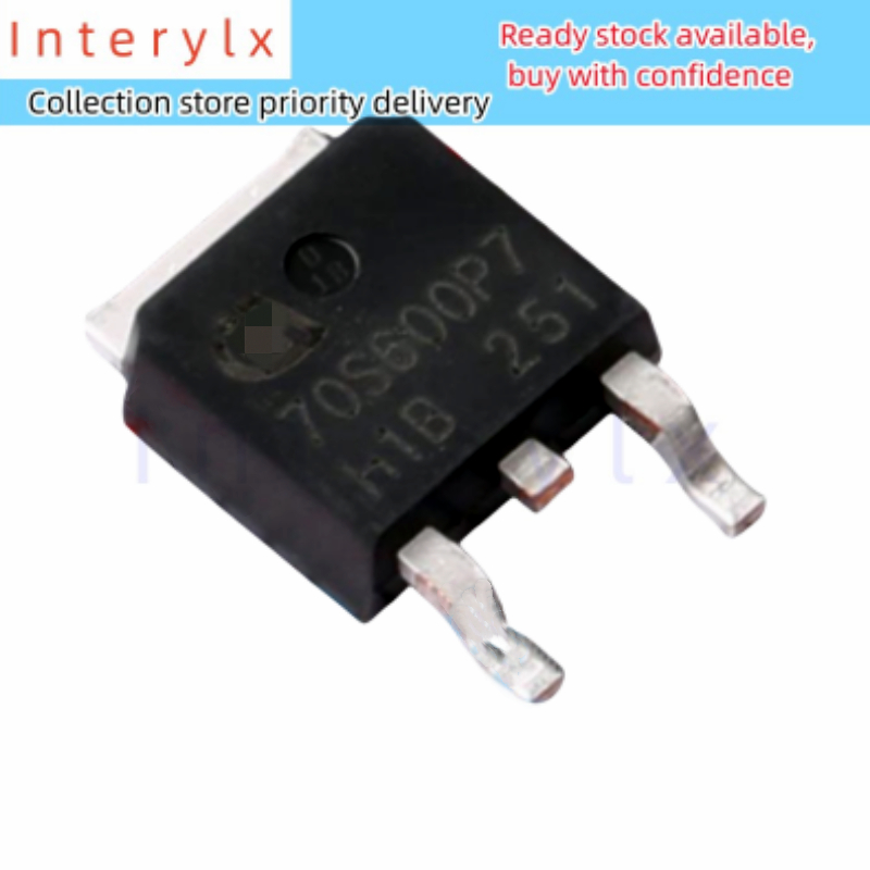2-5 ชิ้น 70S600P7 TO-252 IPD70R600P7S TO252 700V/20.5A ทรานซิสเตอร์ MOSFET รับประกันคุณภาพ