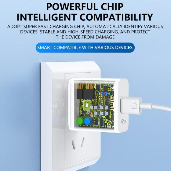 MOJUE สายชาร์จเร็วมาก สายชาร์จ USB Type-c 100W 66W 40W รูปที่ 6