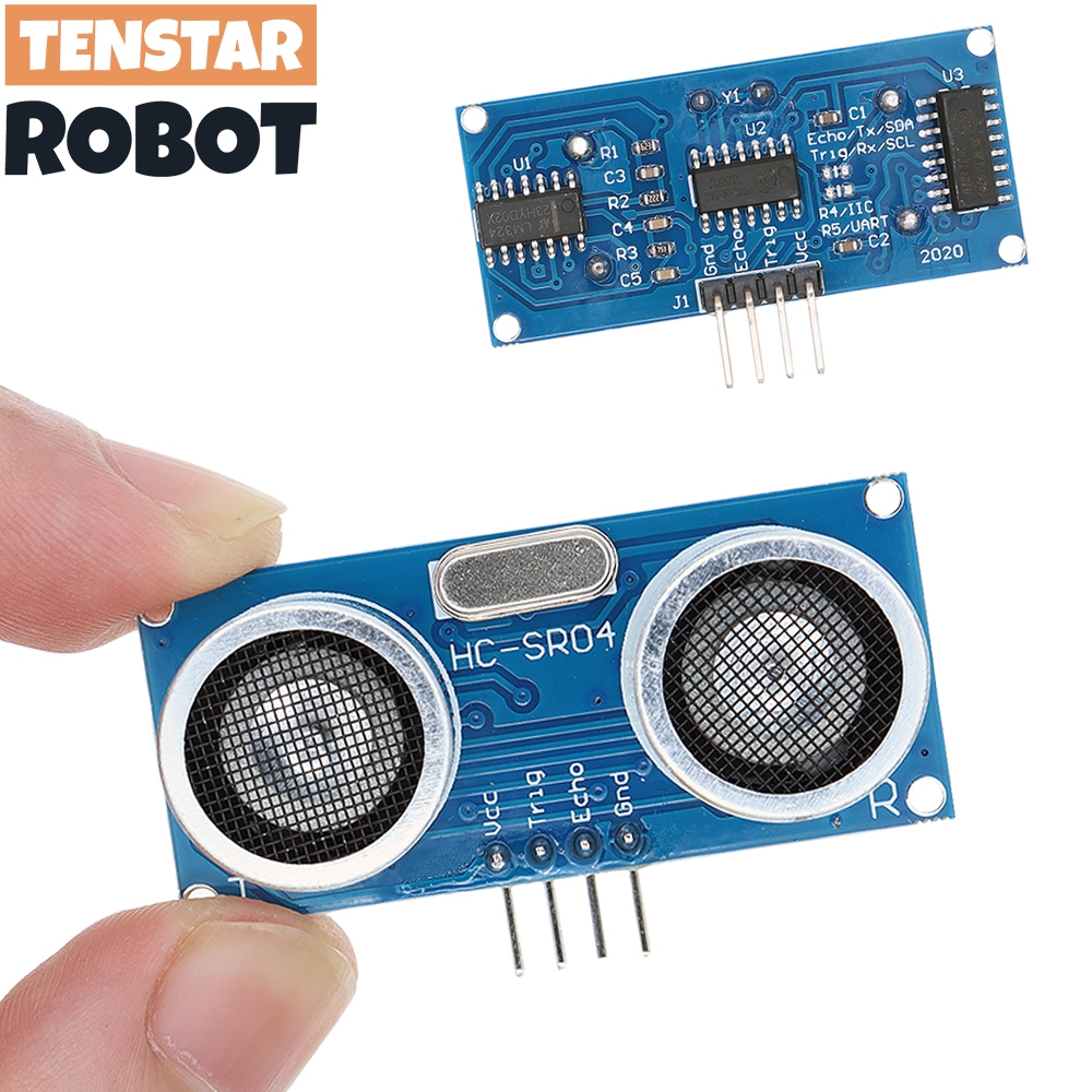 โมดูลเซนเซอร์อัลตราโซนิก HC-SR04 HC SR 04 HCSR04 สําหรับวัดระยะทางหุ่นยนต์ Arduino
