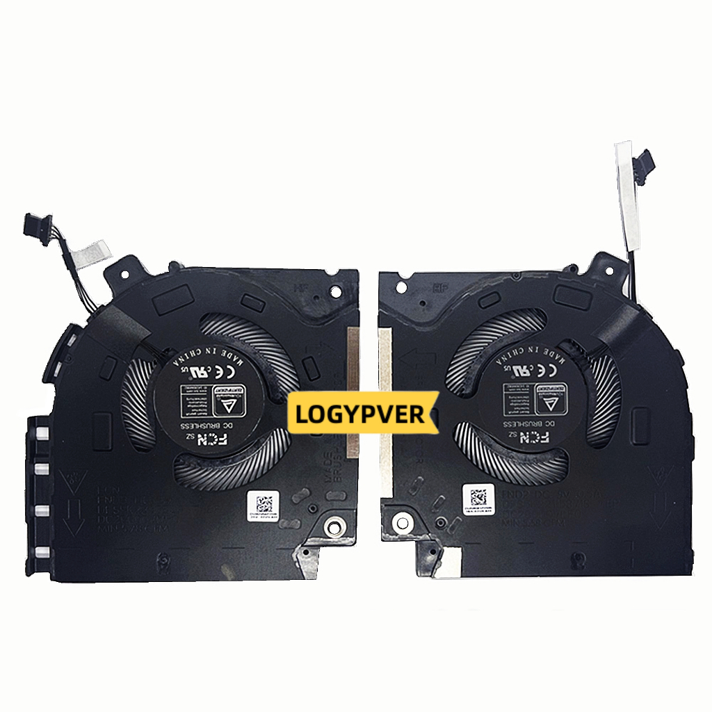 แล็ปท็อปใหม่ CPU GPU Cooler พัดลมสําหรับ Dell Alienware X15 R1 RTX30 0V0G61 82VD4 ND85C37 ND85C38 08