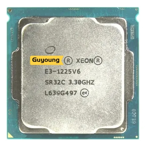 โปรเซสเซอร์ YZX Xeon E3 1225V6 E3-1225 V6 E3 1225 V6 E3-1225V6 CPU 3.30GHz 8M 73W LGA1151 โปรเซสเซอร