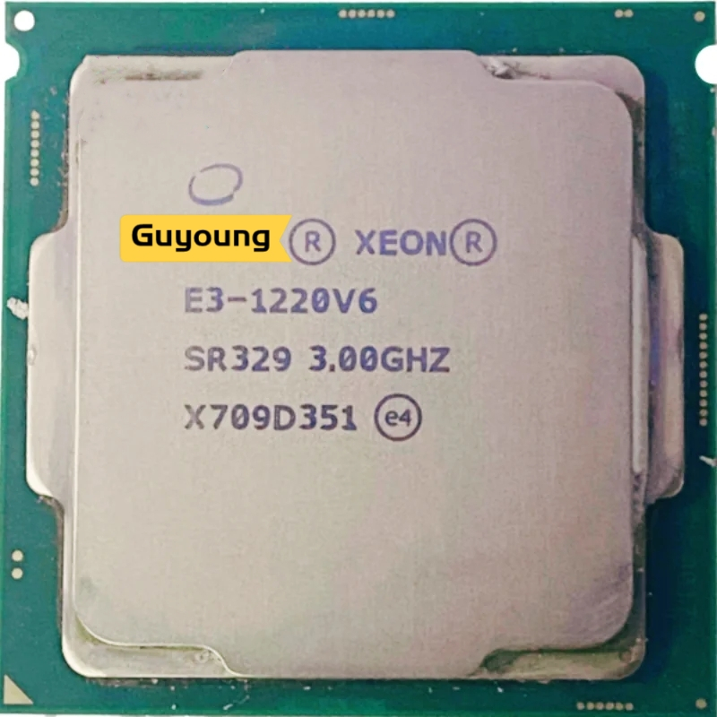 โปรเซสเซอร์ Quad-core YZX Xeon E3 1220V6 E3-1220V6 E3 1220 V6 CPU 3.00GHz 8M 72W LGA1151 E3-1220 V6