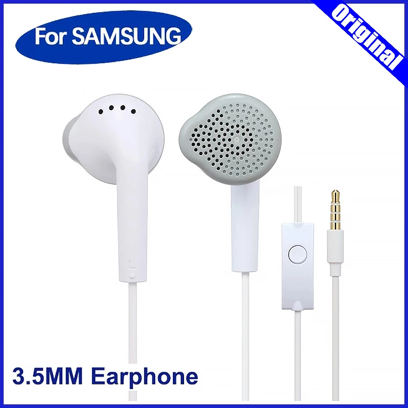 ของแท้ EHS61 หูฟังอินเอียร์ 3.5 มม. พร้อมไมโครโฟน รีโมตคอนโทรล สําหรับ Samsung Galaxy S8 S9 S10 S5830