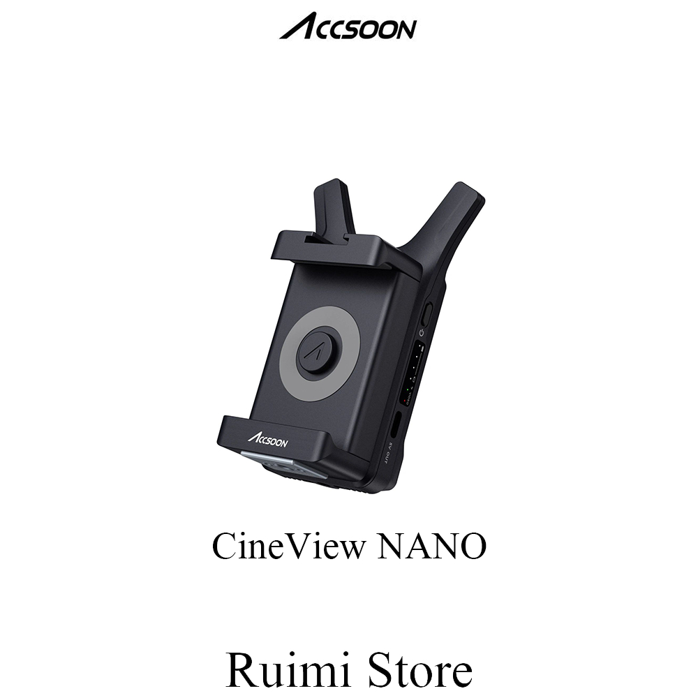 Accsoon CineView Nano Wireless Video Transmitter & ตัวรับสัญญาณ Compatibe สําหรับกล้องสมาร์ทโฟน Stabilizer Gimbal