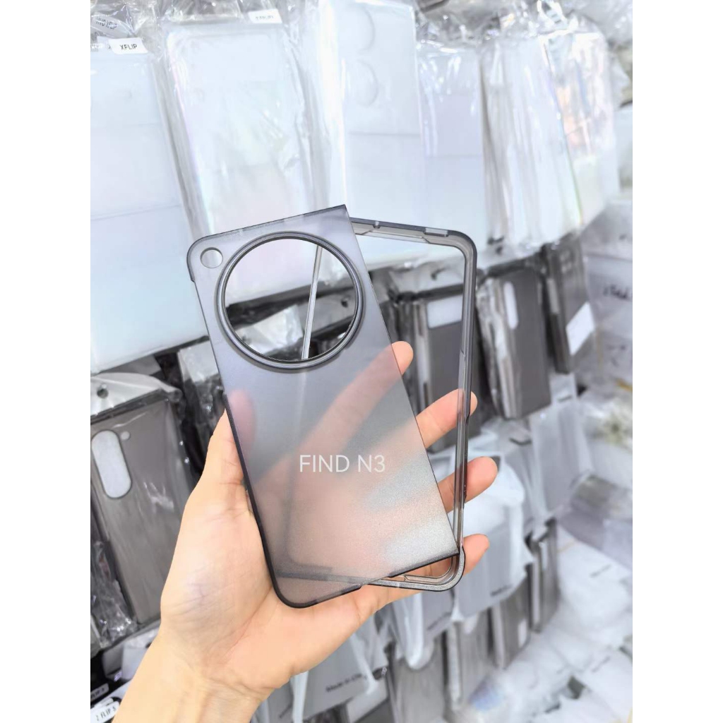 เคสโทรศัพท์มือถือ PC แบบแข็ง ผิวด้าน บางพิเศษ ป้องกันลายนิ้วมือ เรียบง่าย สําหรับ Oppo Find N3 N2 N5 N2 N6