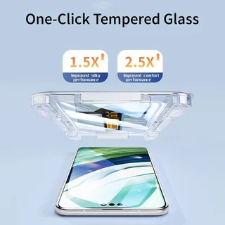 กระจกนิรภัยกันรอยหน้าจอ HD ติดตั้งง่าย สําหรับ Samsung Galaxy S23 Ultra S22 Ultra S24 Ultra