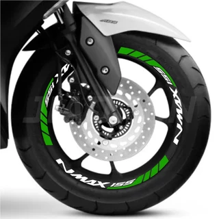 สติกเกอร์สะท้อนแสง ขนาด 13 นิ้ว สําหรับติดขอบดุมล้อรถจักรยานยนต์ Yamaha Nmax 125 150 155