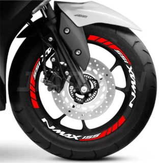 สติกเกอร์สะท้อนแสง ขนาด 13 นิ้ว สําหรับติดขอบดุมล้อรถจักรยานยนต์ Yamaha Nmax 125 150 155
