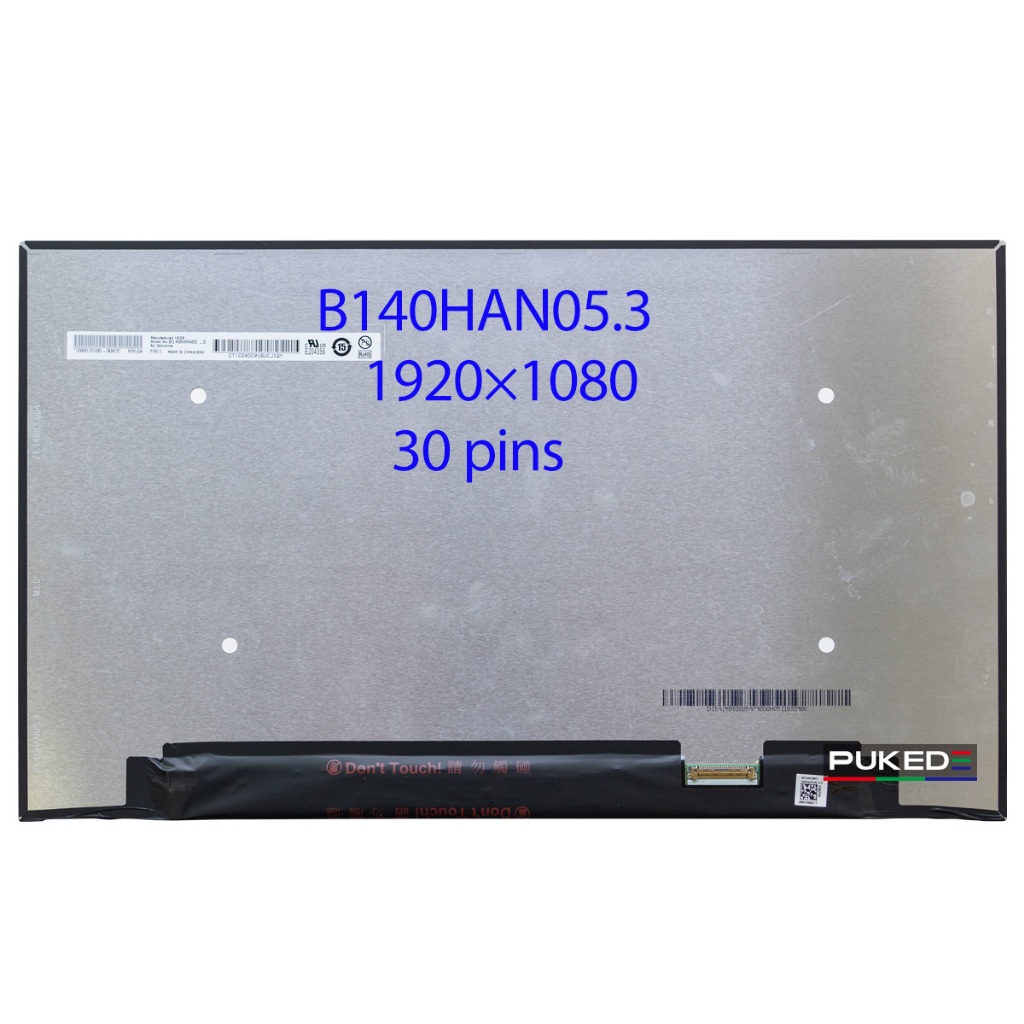 14.0 นิ้ว IPS แล็ปท็อปหน้าจอ LCD B140HAN05.3 X140NVFC R0 สําหรับ HP EliteBook 840 845 G7 G8 เปลี่ยนจ