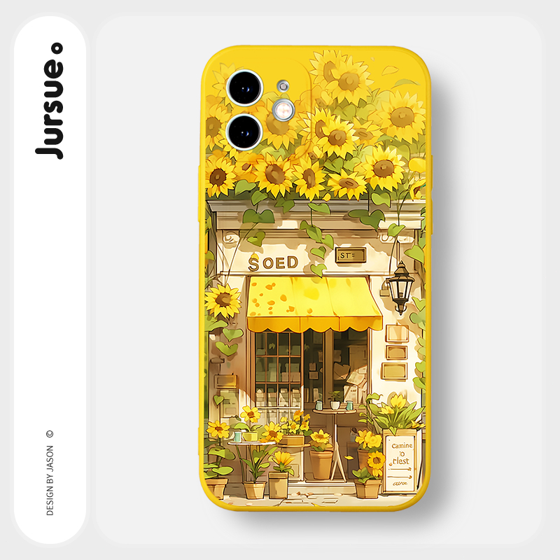 JURSUE เคสไอโฟน เคสซิลิโคนนุ่มกันกระแทกน่ารักตลก เคสโทรศัพท์ Compatible for iPhone 17 16 15 14 13 12 11 Pro Max SE 2020 X XR XS 8 7 Plus พลัส XYH1631
