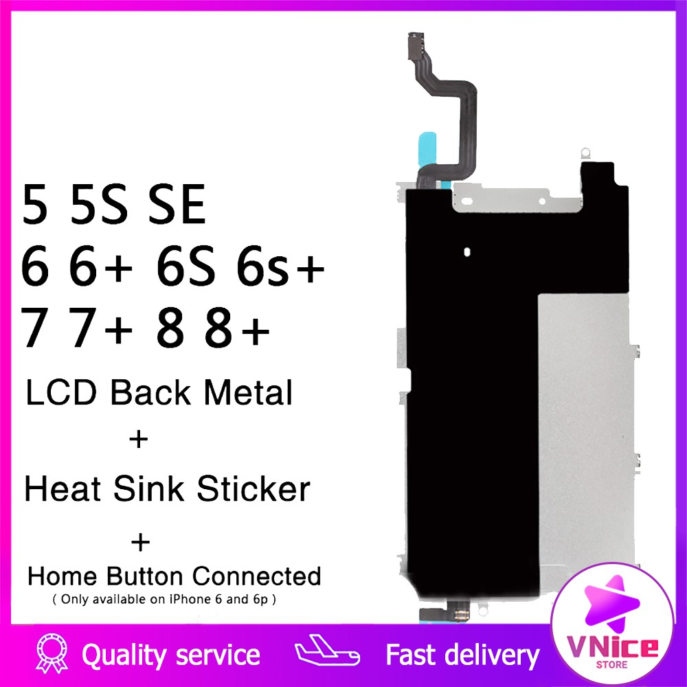 『VNice』แผ่นโลหะด้านในหน้าจอ Lcd สําหรับ iPhone 5S 5C 6S 7 8 Plus XS Max XR