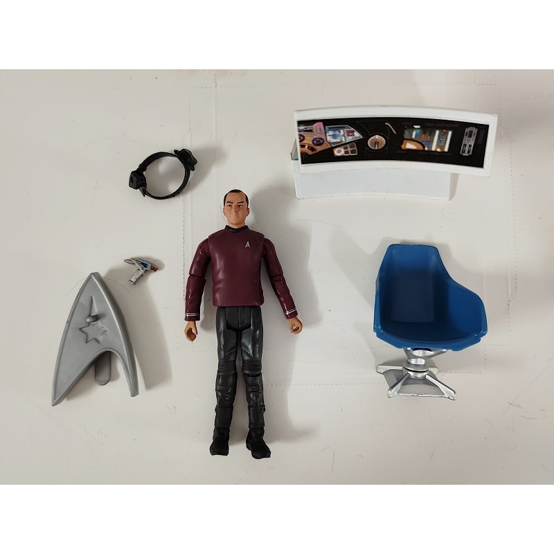 ของเล่นฟิกเกอร์ Star Trek Series Scotty W/Accessories PVC ขนาด 3.75 นิ้ว สําหรับเด็ก
