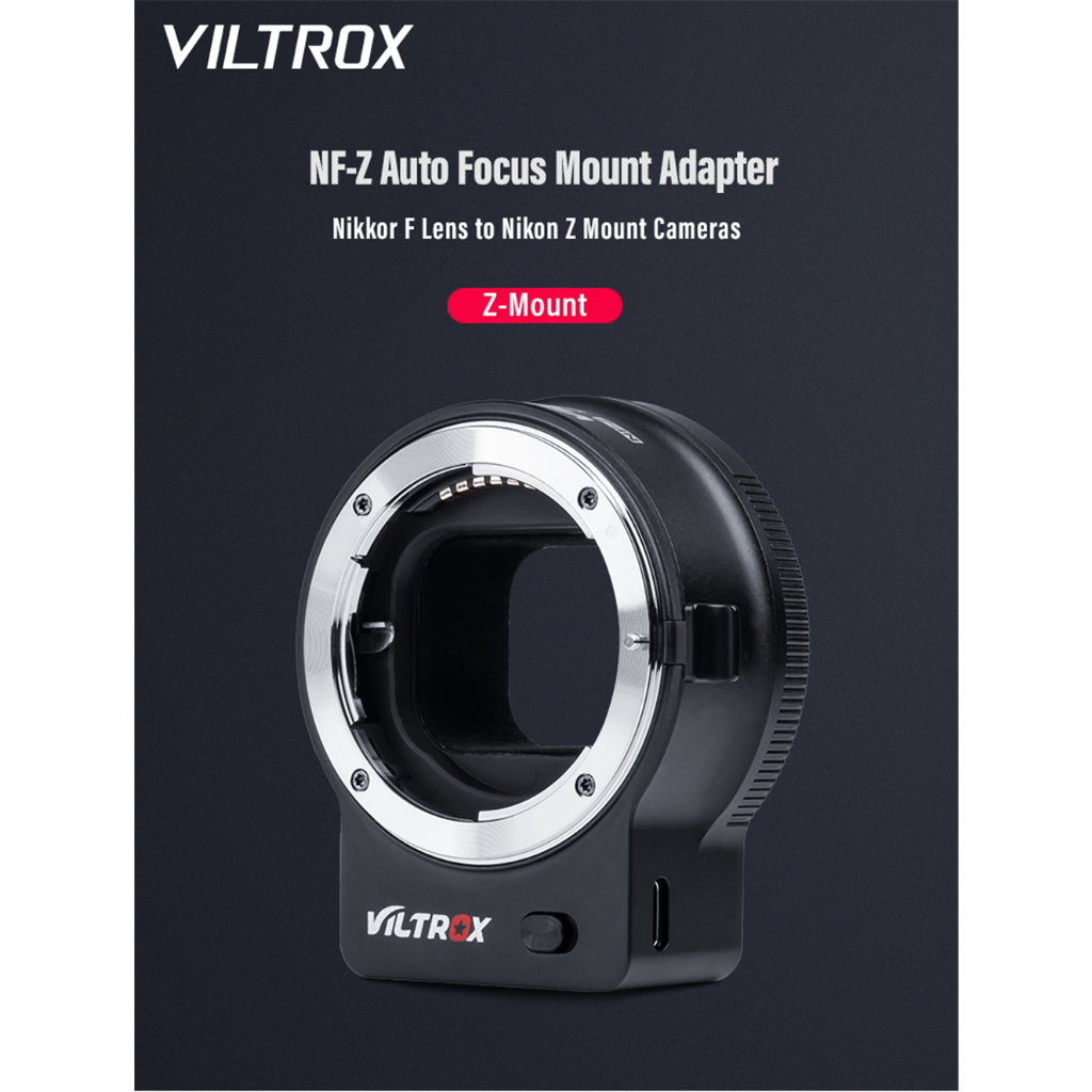 Viltrox อะแดปเตอร์เลนส์กล้อง NF-Z NIKKOR F เป็น Nikon Z สําหรับ Nikon Z6 II Z7 Z50 Z30 Z9 ZFC