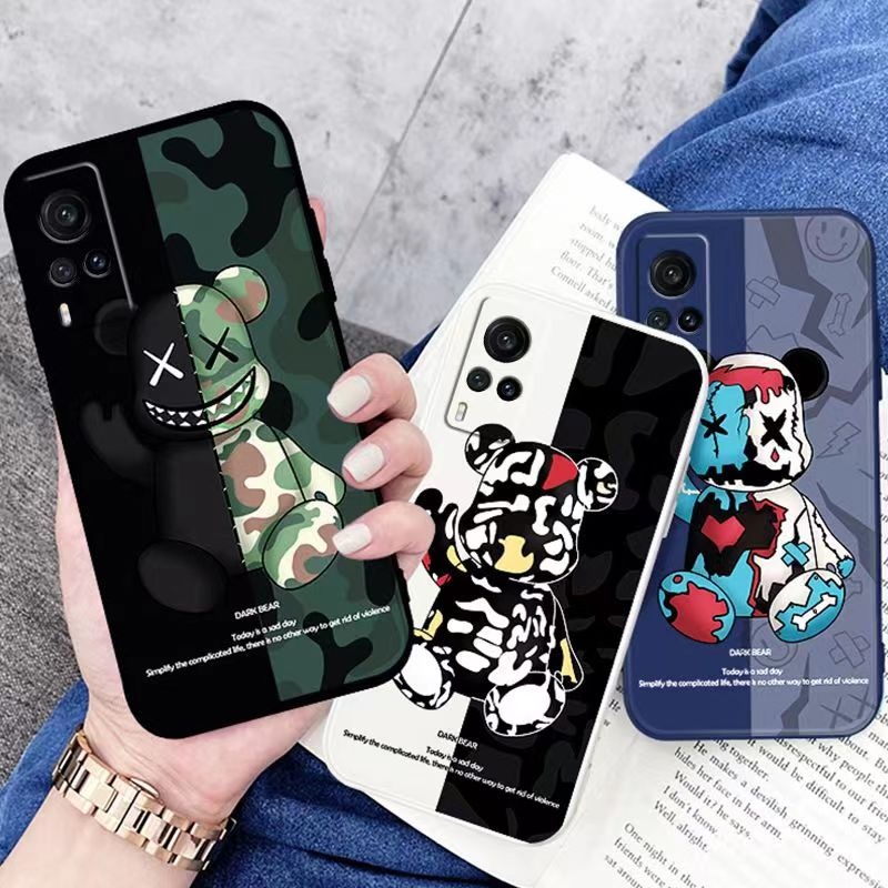 เคส Huawei Nova 10 SE Nova 11 Nova 10 Nova 8 SE Nova 8 Pro Nova 11 Pro Nova 11 Ultra Nova 8 เคส TPU หมีรุนแรงซิลิโคนซอฟท์เชลล์กันกระแทกผล