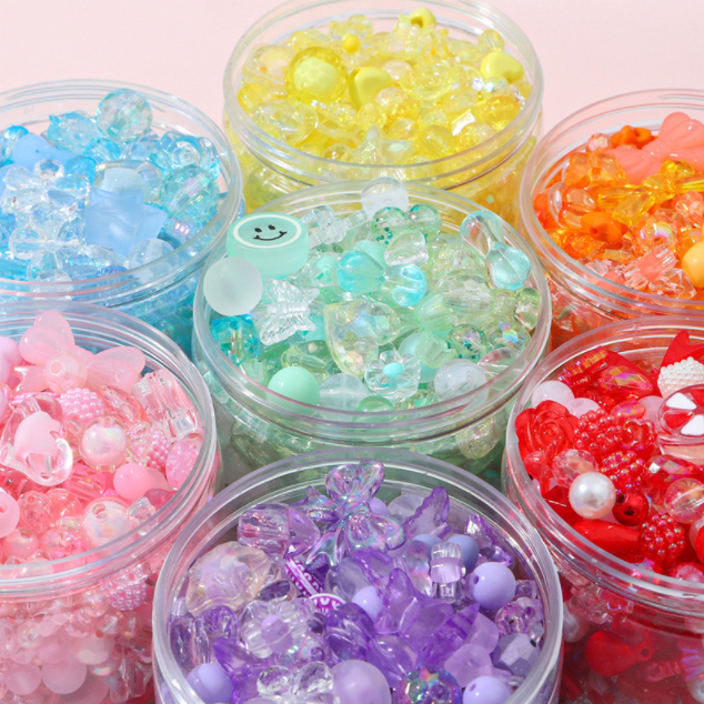 ลูกปัดอะคริลิค แฮนด์เมด 20 กรัม สําหรับทําสร้อยข้อมือ โทรศัพท์มือถือ DIY