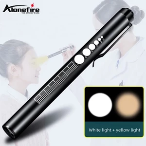 Alonefire P32 2-in-1 ปากกาไฟฉาย LED Type-C ชาร์จ USB สําหรับปฐมพยาบาล ฉุกเฉิน เดินป่า ตั้งแคมป์