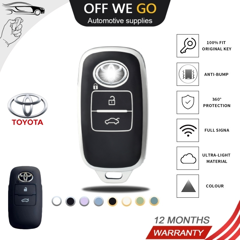 เคสกุญแจ Toyota Yaris Cross Ativ 2022-2023 2024 Avanza raid Veloz's เคสกุญแจรีโมท Tpu สําหรับ
