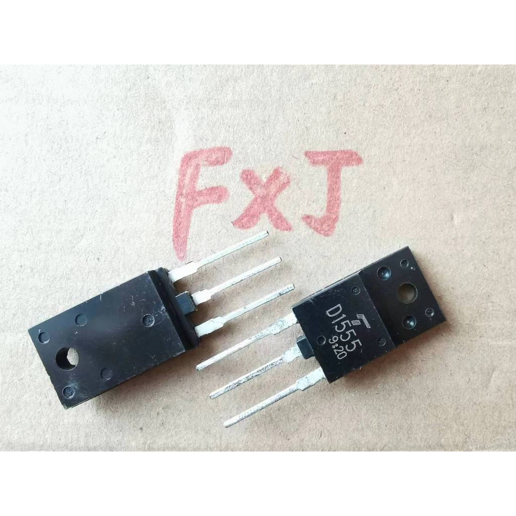 ((10 ชิ้น) D1555 2SD1555 Color Electric Line Output ทรานซิสเตอร์ TO-3PF