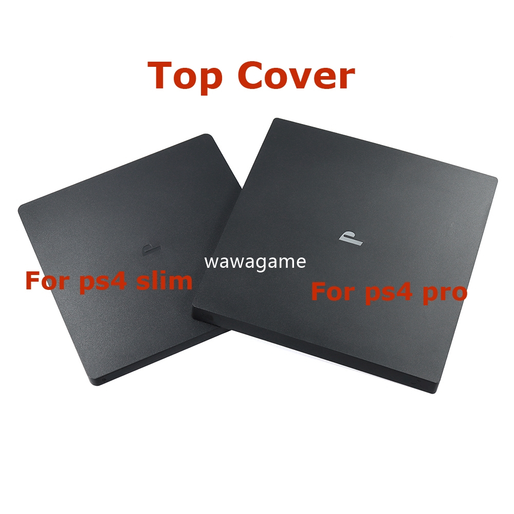 Top เคสเกมคอนโซล ด้านหน้า สีดํา สําหรับ PS4 slim Pro
