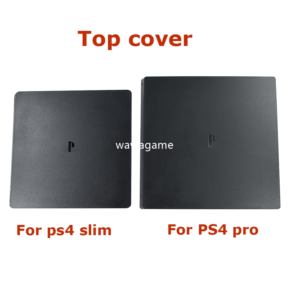 Top เคสเกมคอนโซล ด้านหน้า สีดํา สําหรับ PS4 slim Pro