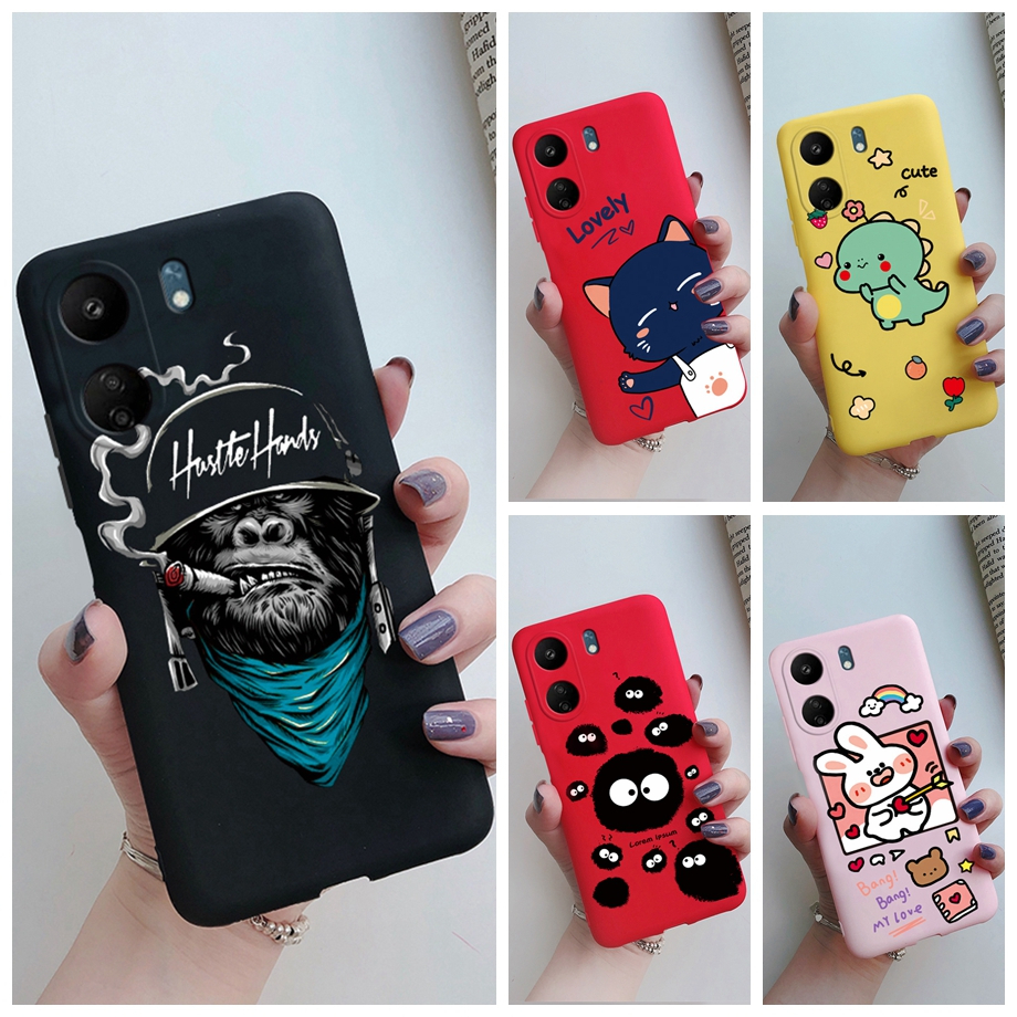 เคสโทรศัพท์มือถือ ซิลิโคนนิ่ม กันกระแทก ลายการ์ตูนน่ารัก แฟชั่น สําหรับ Xiaomi Redmi 13C