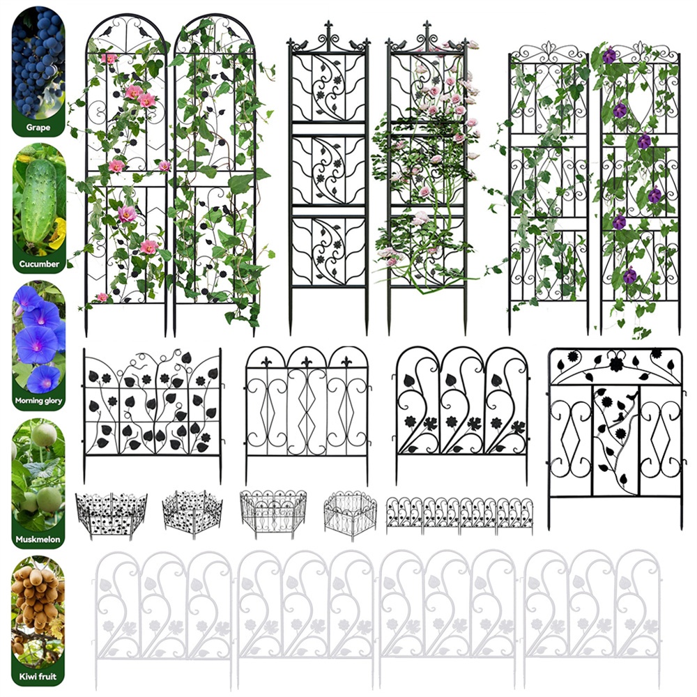 2~5 ชิ้น สวนที่แข็งแกร่ง เถาวัลย์ ตกแต่งสวน รั้ว แผงกั้นสัตว์