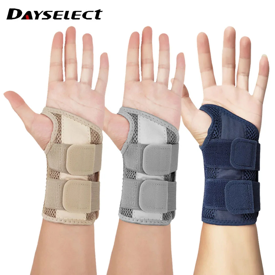 Dayselect 1 ชิ้น อุโมงค์ปลาคาร์พัล รั้งข้อมือ ปรับได้ พยุงข้อมือ บีบอัด ห่อ สําหรับโรคข้ออักเสบ เอ็นอักเสบ บรรเทาอาการปวดข้อมือ