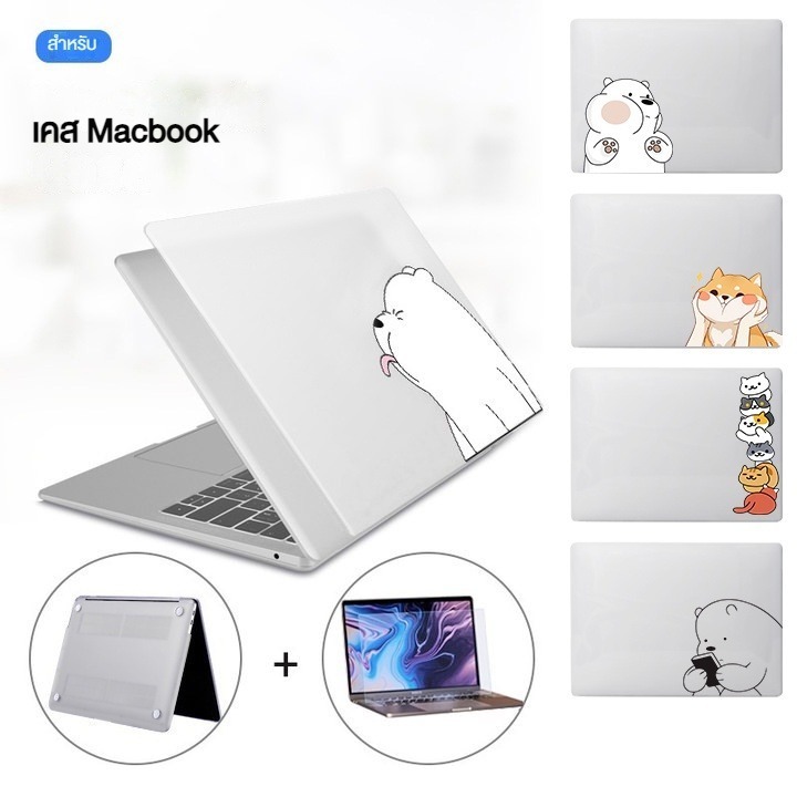 เคสคีย์บอร์ด กันตก น้ําหนักเบา พิมพ์ลายการ์ตูน สําหรับ Macbook Air Pro 11 12 13 15 16 นิ้ว Pro 13.3 Air 13.6 2022 M2 A2681