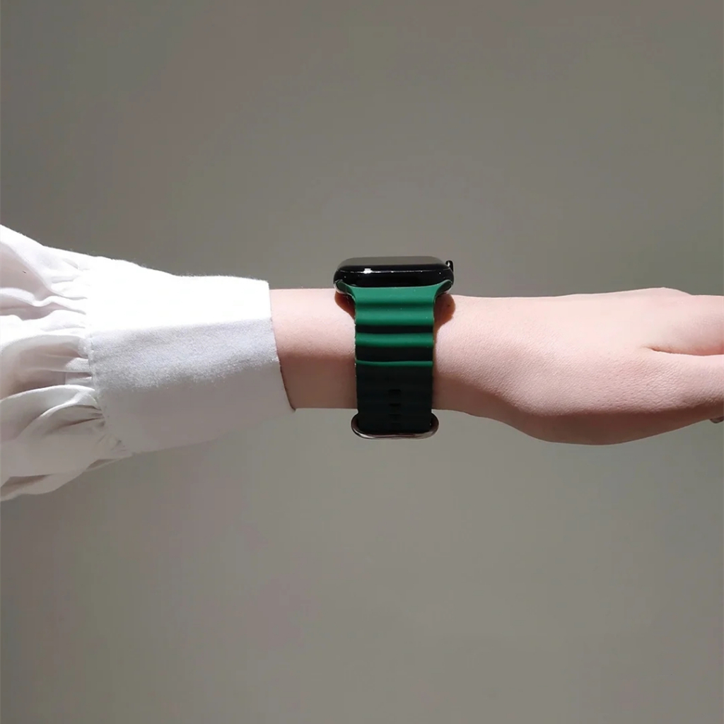 สายนาฬิกาข้อมือซิลิโคน สําหรับ iwatch Ultra Strap 45 มม. 49 มม. 44 มม. 40 มม. 41 มม. 42 มม. 45 มม. iWatch series 8 9 7 6 3 5 4 se