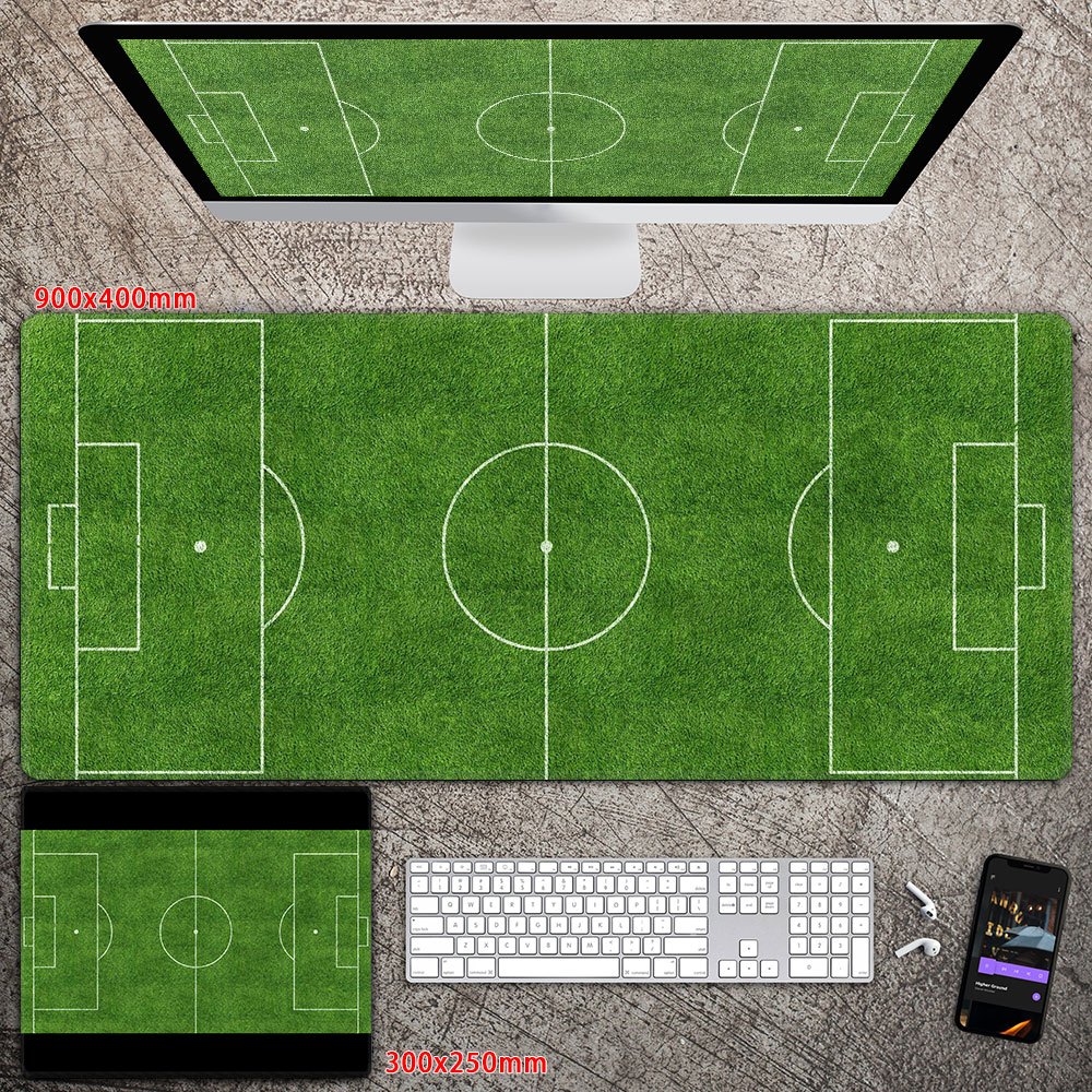 ผ้าปูโต๊ะ | สนามฟุตบอล | แผ่นรองเมาส์ แบบขยาย | 900x400 มม | แผ่นรองเมาส์ ขนาดใหญ่ สําหรับเล่นเกม