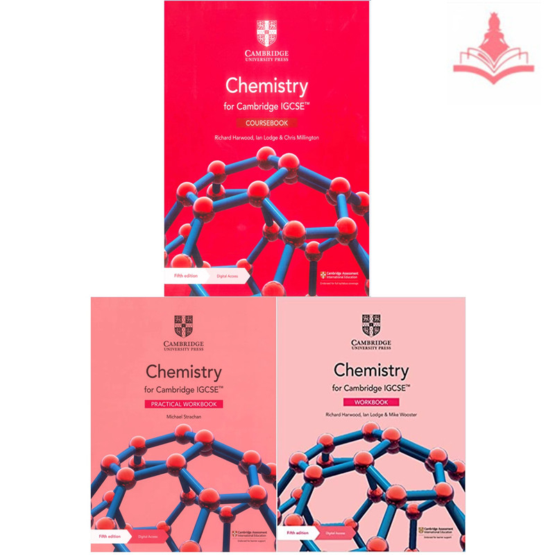 หนังสือเรียนของเคมบริดจ์—Students Textbook Workbook “Chemistry for Cambridge IGCSE Fifth Edition Coursebook/Workbook/Practical Workbook”