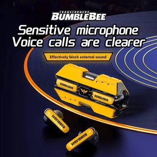 Transformers TF-T01 หูฟังบลูทูธ Bluetooth V5.3 เกมหูฟัง Tws เวลาแฝงต่ำ หูฟังไร้สาย With Mic for Android IOS PC