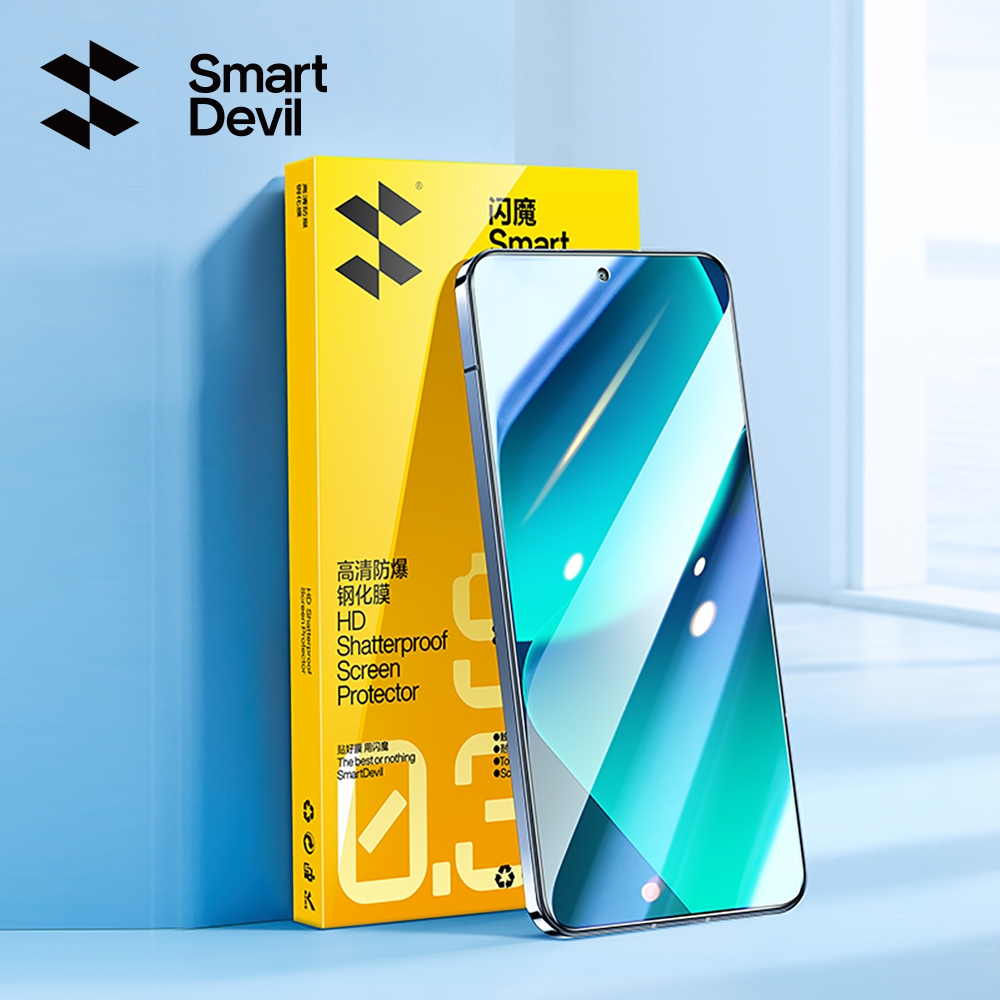 SmartDevil กระจกนิรภัย 2.5D ป้องกันแสงสีฟ้า HD สําหรับ Xiaomi 14