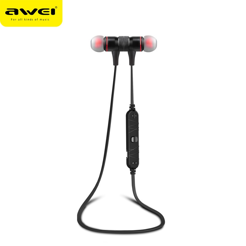 Awei A920BL หูฟังบลูทูธไร้สาย ฟังก์ชั่นแม่เหล็ก Bluetooth Earphone แฮนด์ฟรี ไมโครโฟนในตัว