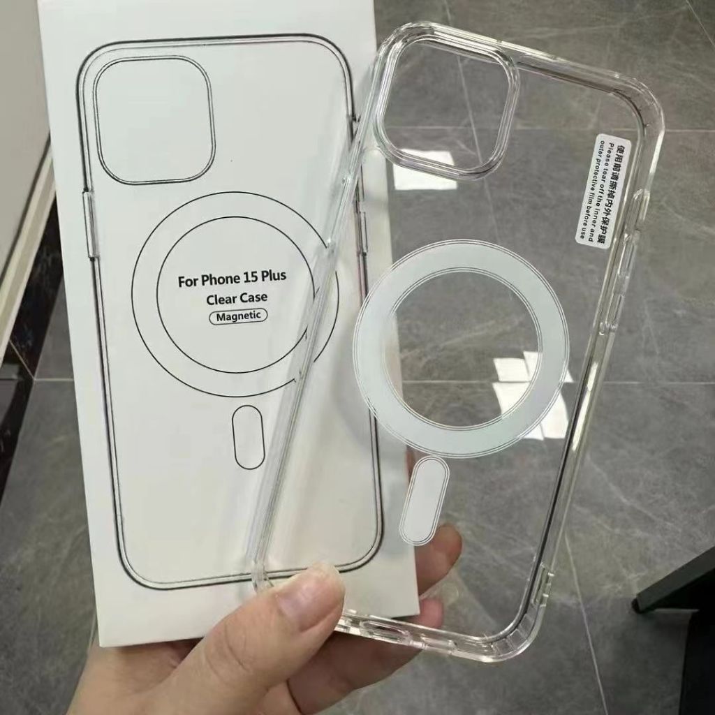 เคสใสกันกระแทก แม่เหล็กเคสไอโฟน สำหรับIPhone 16 15 14 pro max 13 pro max /12 11 pro max XS MAX โปร่งใสเกราะกันกระแทกเคสไอโฟนซองใส