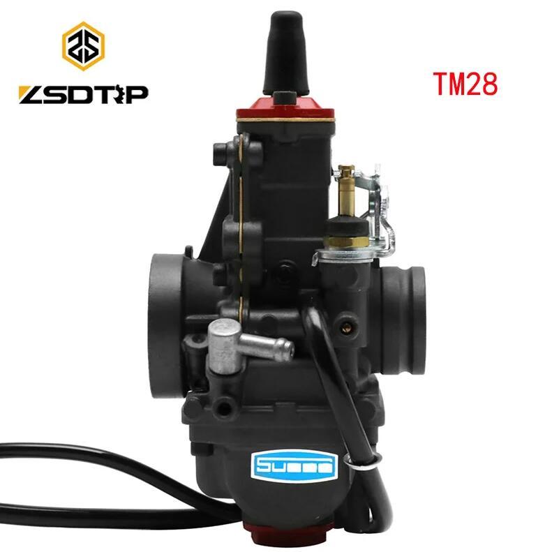 TM28mm Motorcycles Flat Slide Carburetor Spigot TM Carbs for Honda CR250 for Kawasaki KX125 150