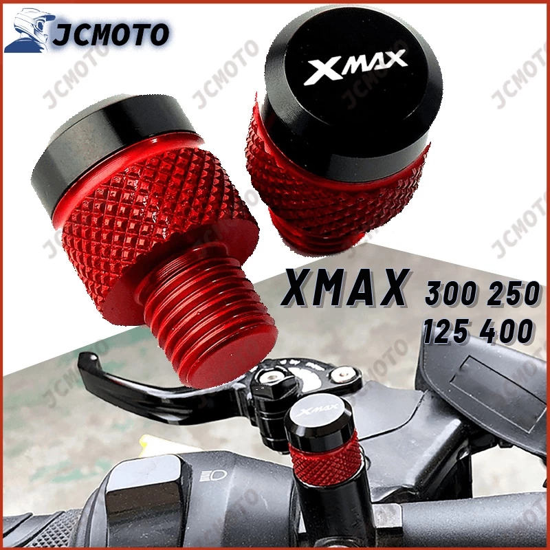 สกรูรูกระจก CNC อุปกรณ์เสริม สําหรับรถจักรยานยนต์ YAMAHA XMAX 300 250 400 125 Xmax300 Xmax250 M10*1.25 X-max