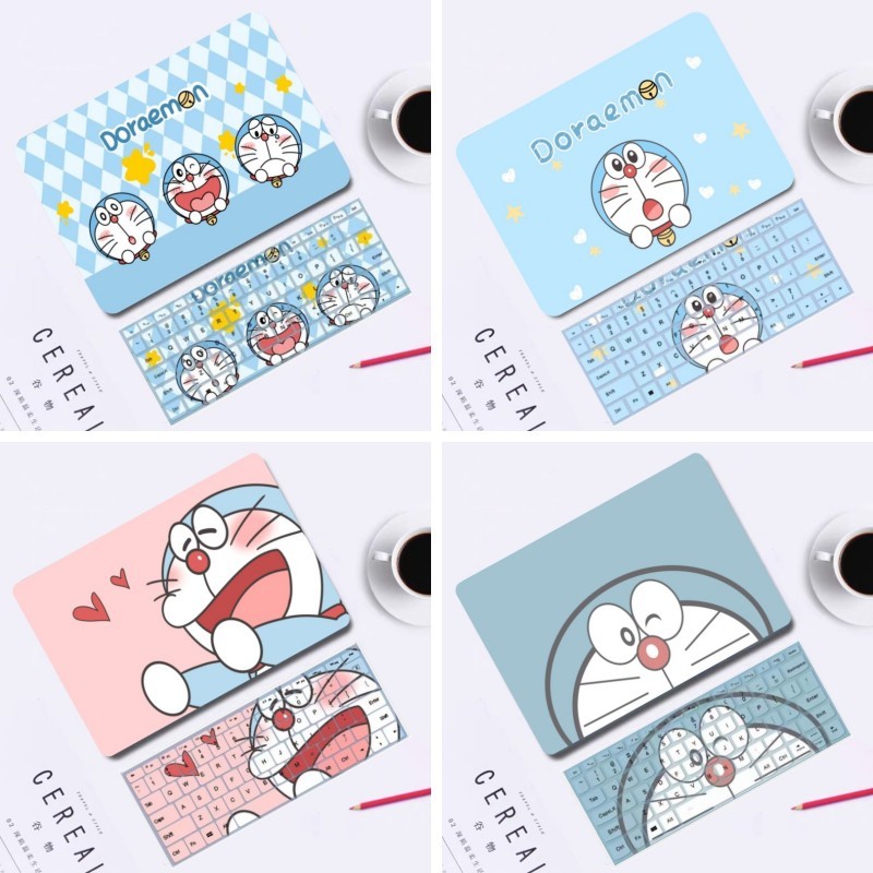 【Doraemon】For Macbook case M2 Air15 Air13 A2179 A2237 2018 Pro 13 15 touch bar A1706 A1932 A1466 Cartoon Cover A1708 Reina13 Case 2020Pro13（A2251/A2289/A2238）Computer case