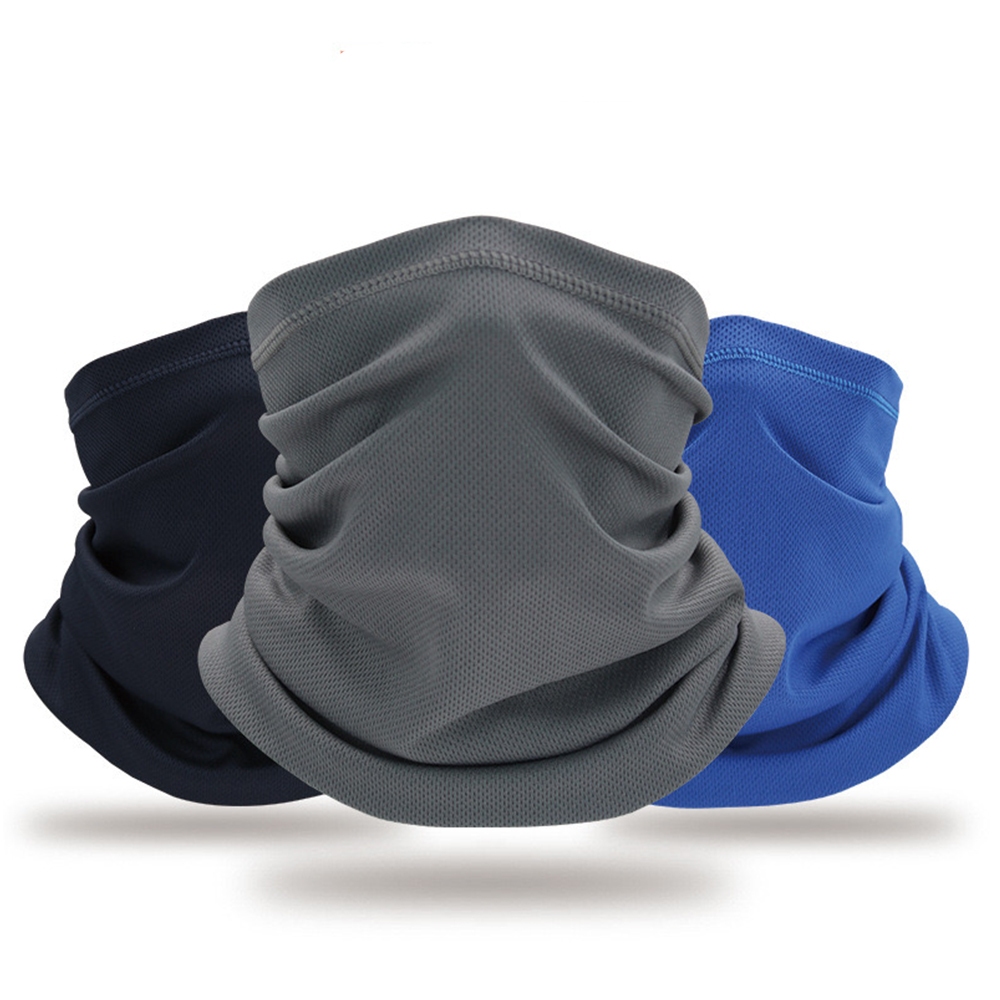หน้ากากแห้งเร็ว Buff Anti Dust UV Bandana Head ผ้าพันคอสําหรับขี่รถจักรยานยนต์จักรยานตกปลากีฬาแถบคาดศีรษะผ้าตาข่าย