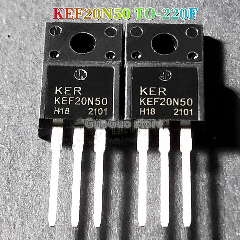 KER TO-220F 5 ชิ้น KEF20N50 20N50 TO220F 20A/500V N-channel MOSFET ทรานซิสเตอร์ pxb9