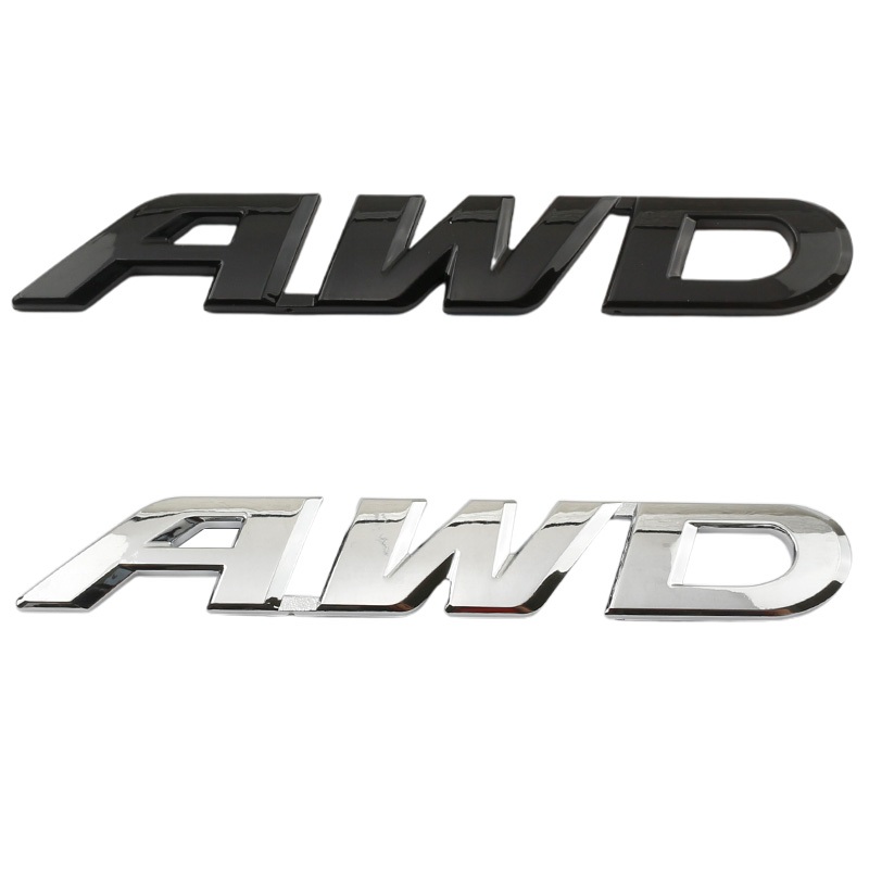 【Honda】สติกเกอร์โลโก้ตัวอักษร Abs AWD 1 ชิ้น สําหรับ Honda VEZEL CRV Crosstour