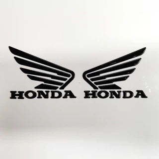 สําหรับ Honda Wings 3M 3D สติกเกอร์สัญลักษณ์ยางนุ่ม | สติ๊กเกอร์ติดมอเตอร์ไซค์ซ้ายและขวา
