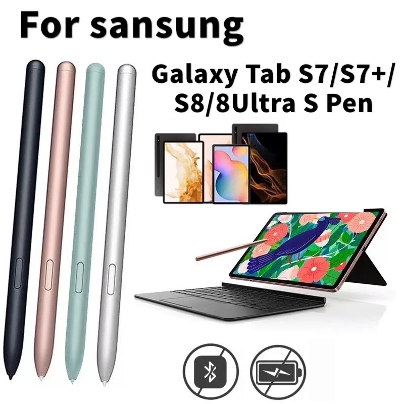 ปากกาสไตลัส หน้าจอสัมผัส แม่เหล็กไฟฟ้า คุณภาพสูง สําหรับ Samsung Galaxy Tab S7 S6 Lite