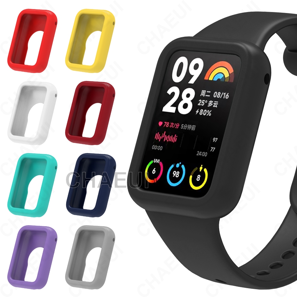 เคสซิลิโคนอุปกรณ์เสริมเกราะป้องกันสําหรับ Xiaomi Mi Band 8 9 Pro / Mi Band 7 Pro